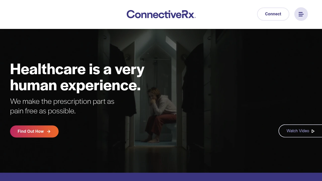 Screenshot of ConnectiveRx website