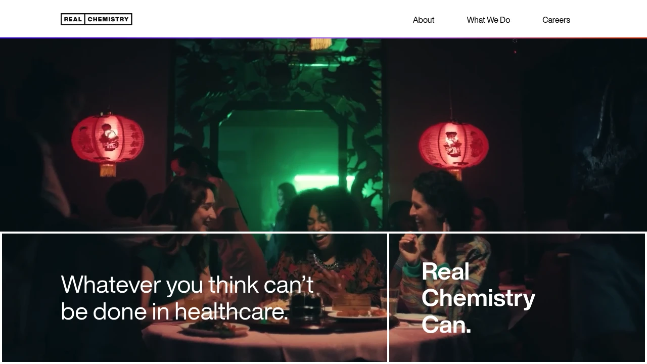 Screenshot of Real Chemistry website